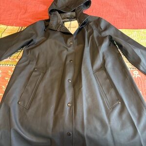 Women’s Stutterheim Mooseback Black Rain Jacket